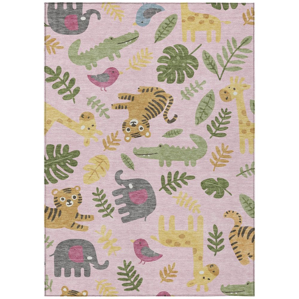 Chantille Machine Washable Indoor/Outdoor Abstract ACN2578 Pink 10 ft. x 14 ft. Area Rug price history on PriceWatchPro