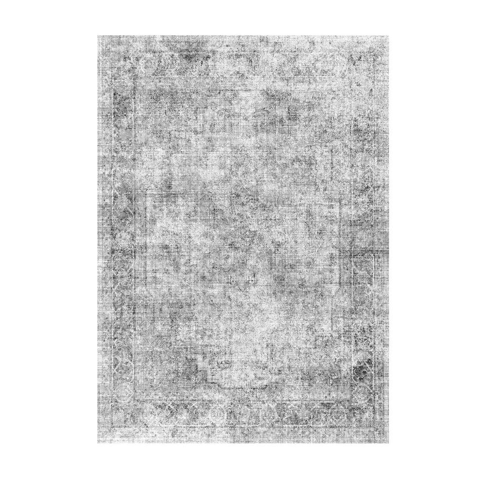 6 ft. x 9 ft. Gray Boho Rug, Non-Slip and Tear-Resistant Soft Carpet, Pet Friendly Bohemian, Indoor Mat Area Rug price history on PriceWatchPro