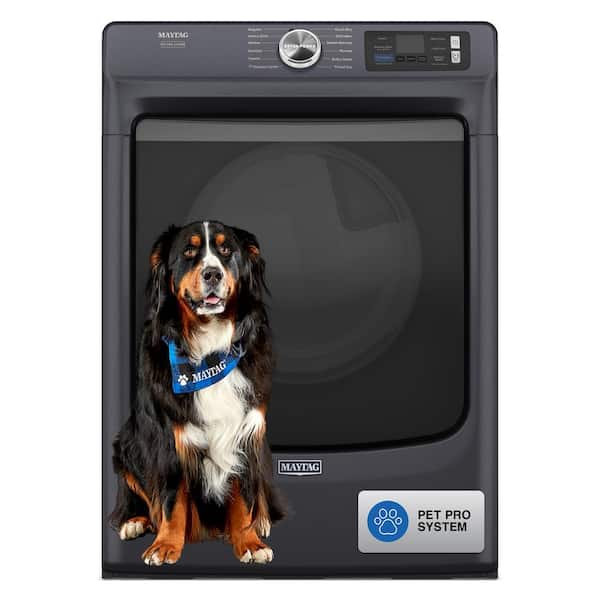 7.4 cu. ft. vented Front Load Gas Dryer in Midnight Steel with Pet Pro Option