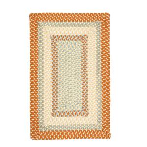 Blithe Tangerine  Doormat 2 ft. x 4 ft. Area Rug