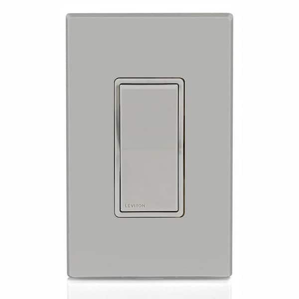 15 Amp Single-Pole Weather-Resistant Decora Switch, Gray W5601-GY