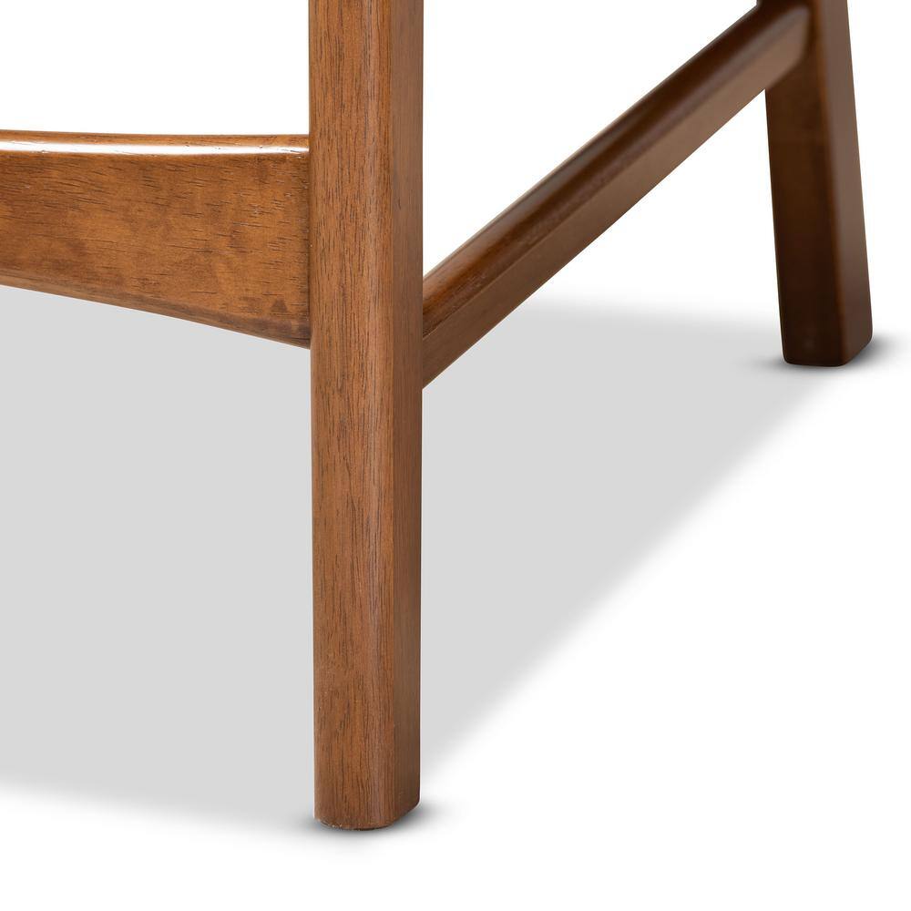 Katya Adjustable Gray Wood Counter Height Barstool Set