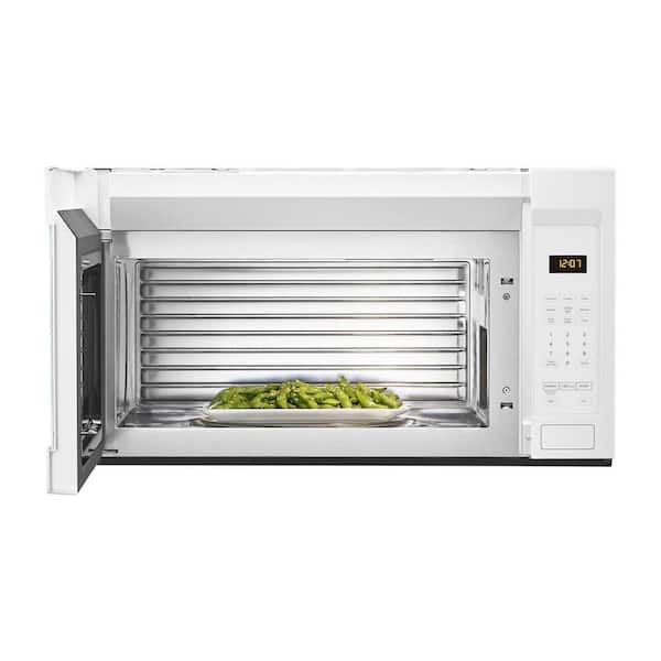 1.7 cu. ft. Over the Range Microwave with Stainless Steel Cavity in White