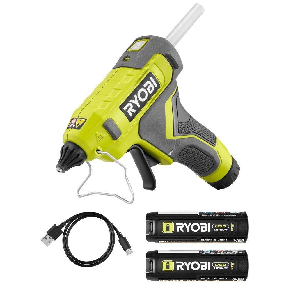 USB Lithium Cordless Glue Gun Kit with 2Ah Battery, Charging Cable, Glue Sticks (3-Piece), and Extra 2Ah Battery price history on PriceWatchPro