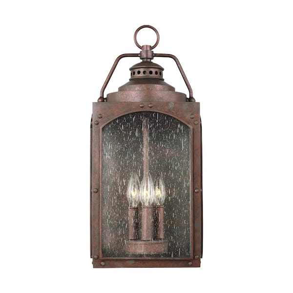 Generation Lighting Randhurst 3-Light Copper Oxide Outdoor