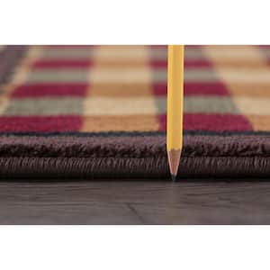 Nature Lodge Multi-Color 9 ft. x 12 ft. Indoor Area Rug