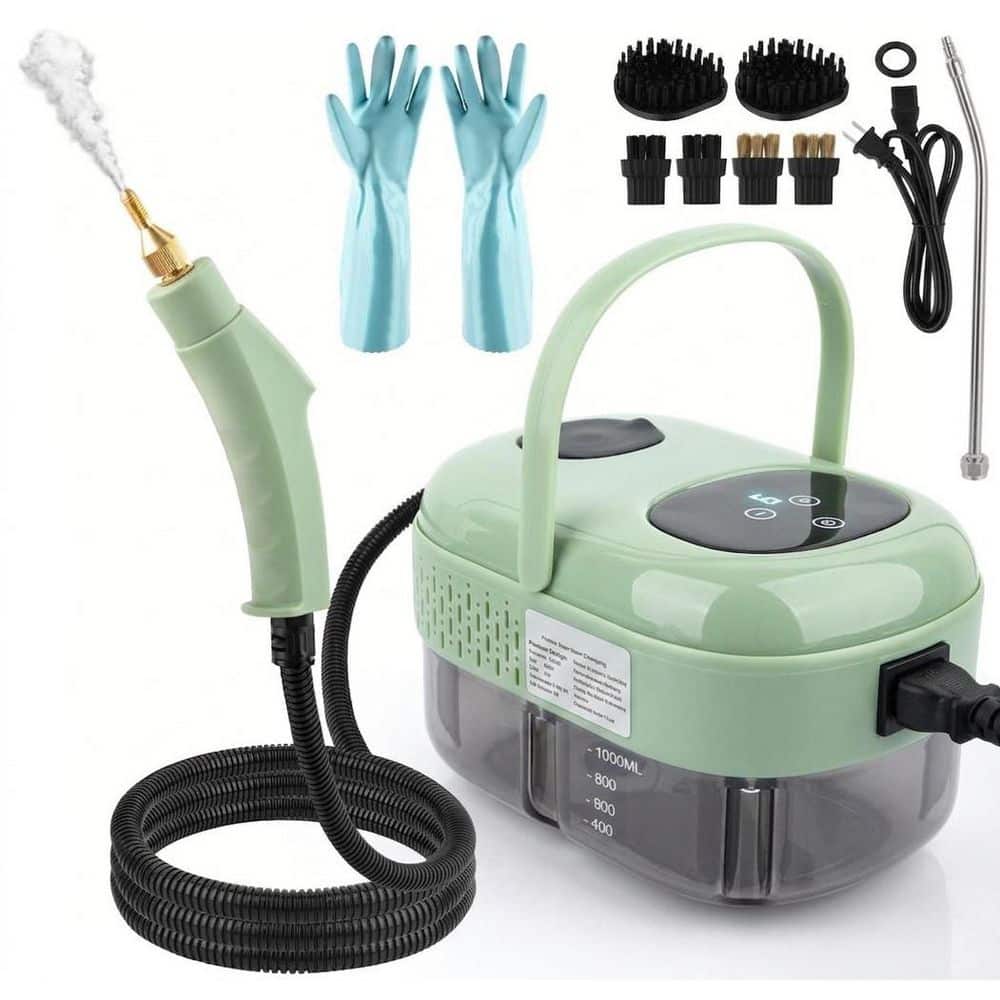 2500W High Pressure Corded Handheld Steam Cleaner w/ 6 Brushes, 6-gears Adjustable for Hard Surfaces, Kitchen, Bathroom price history on PriceWatchPro