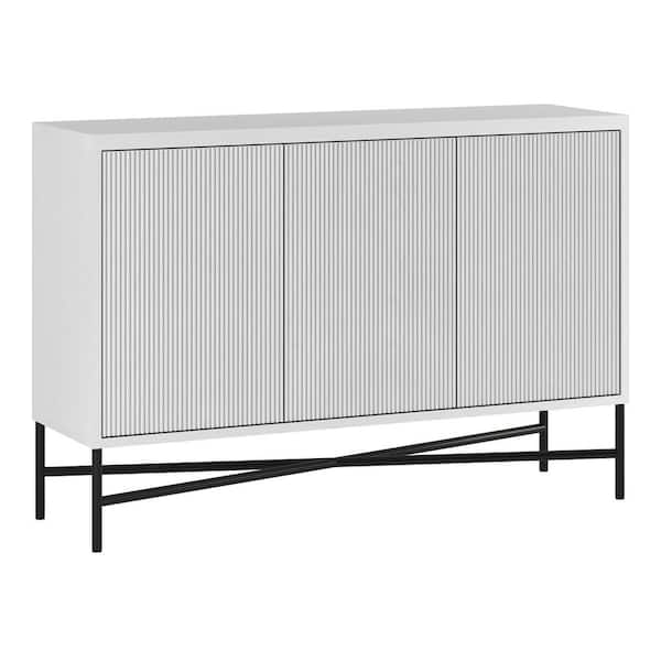 Meyer&Cross Brighton White MDF 47.5 in. Buffet Table