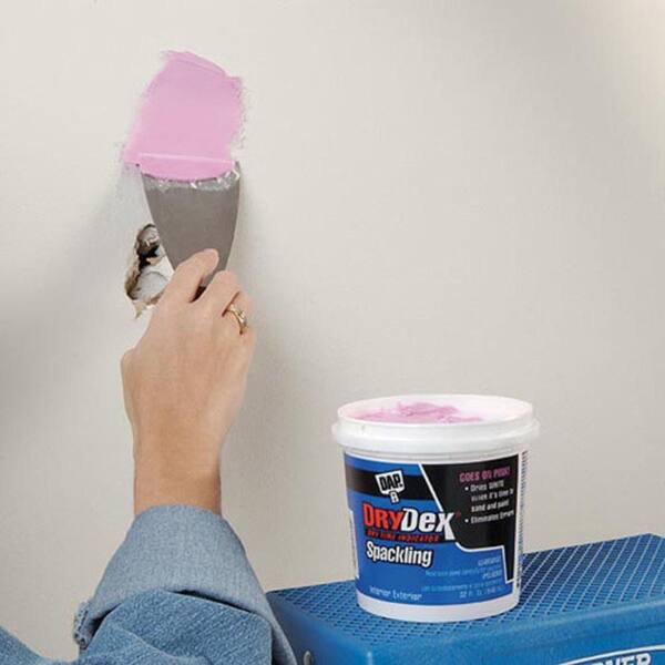 NEW DAP WALL REPAIR PATCH KIT WITH DRY DEX SPACKLING 8 OZ