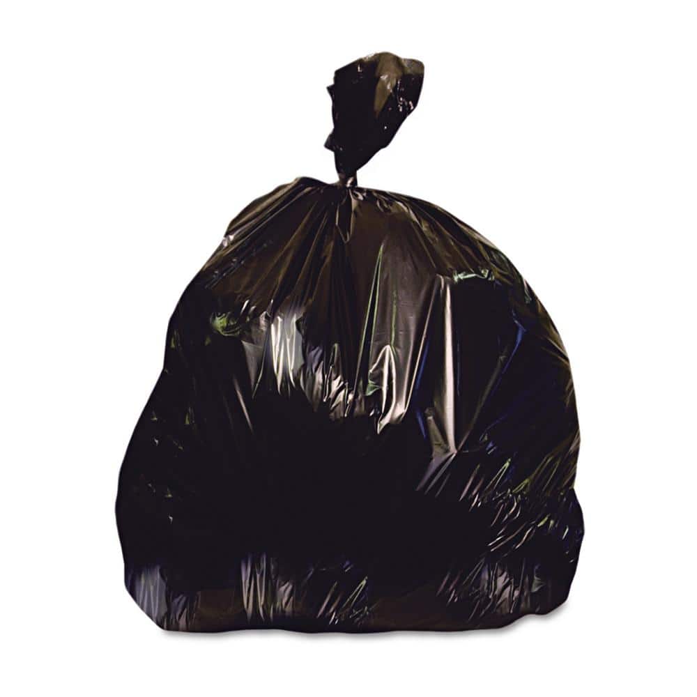 Colonial Bag Trash Bags, Extra Heavy Duty, 33 gal, 16 mic - Black