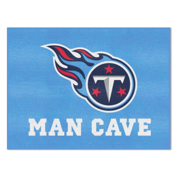 Tennessee Titans Blue Man Cave 3 ft. x 4 ft. Area Rug
