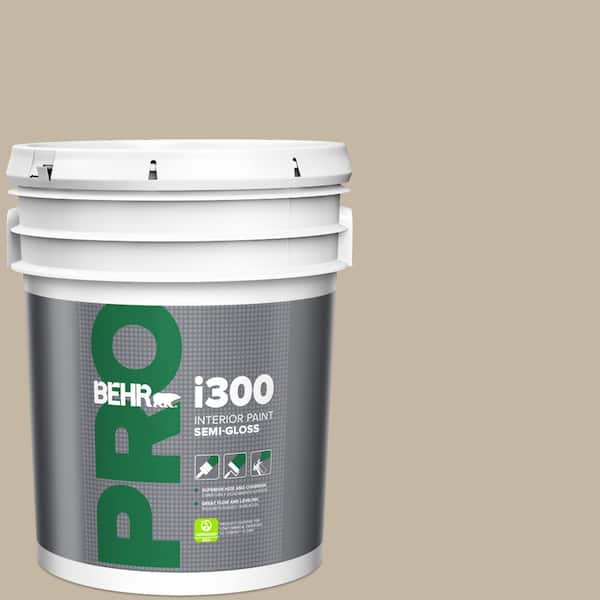 BEHR PRO 5 gal. #MQ2-51 Pasha Brown Semi-Gloss Interior Paint