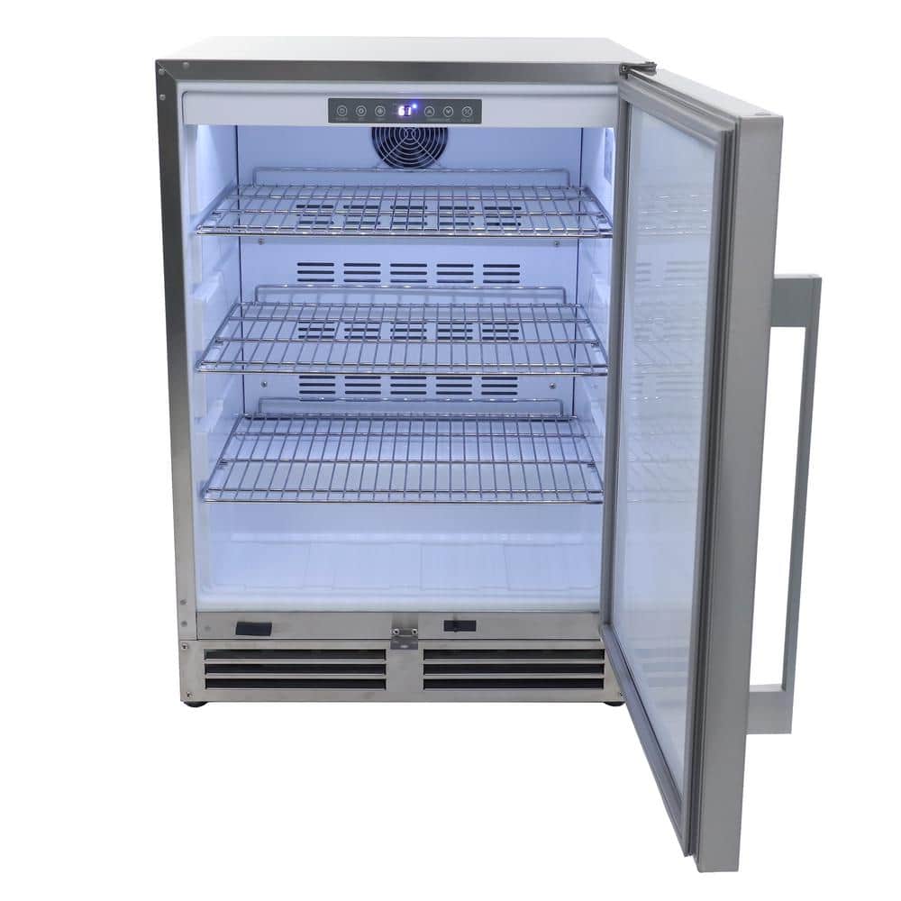 Compact Stainless Steel Smart Undercounter Refrigerator, 5.4 cu. ft.