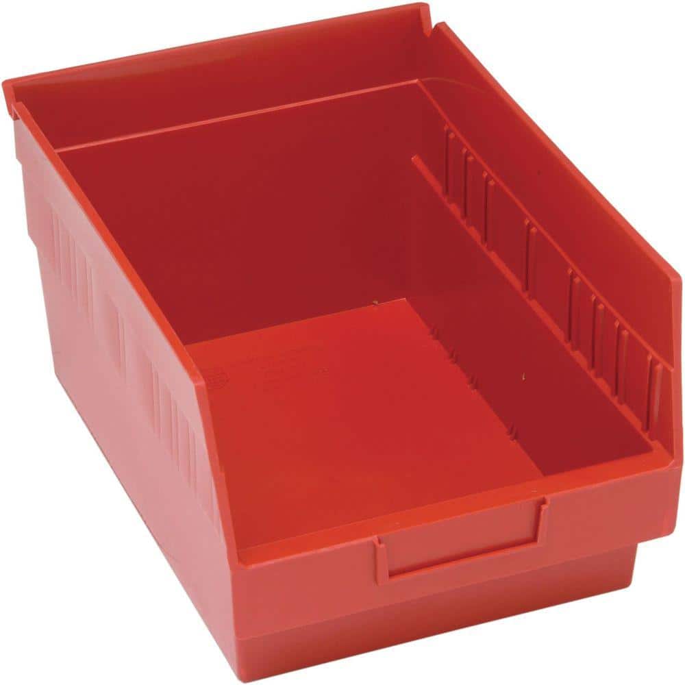 QUANTUM STORAGE SYSTEMS StoreMore 6 in. Shelf 10 Qt. Storage Tote in