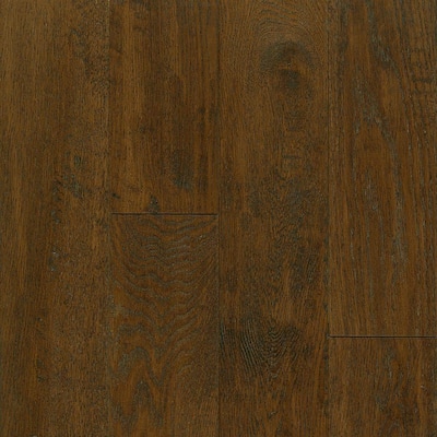 American Vintage Mocha Oak 3/8 in. T x 5 in. W Hand Scraped Engineered Hardwood Flooring (25 sqft/case)
