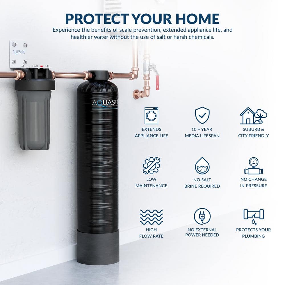 Serene Lite Black Whole House Water Filtration System