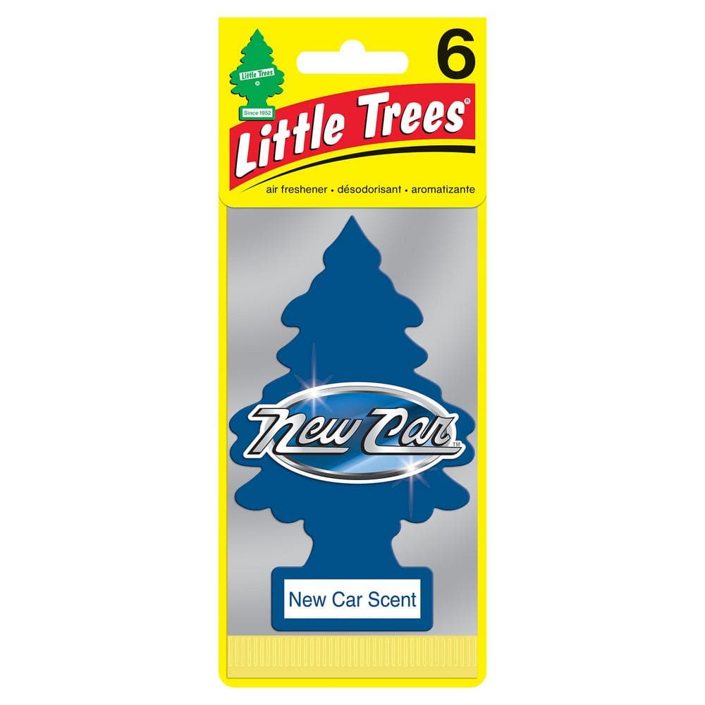 Little Trees New Car Solid Air Freshener (6-Pack) U6P-60189 - The Home Depot