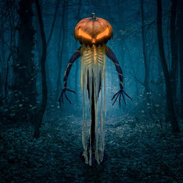 Haunted Hill Farm 9 ft. Pumpkin Sentinel by Tekky, Premium