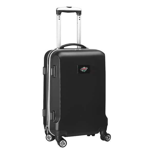 Denco NHL Minnesota Wild 21 in. Black Carry-On Hardcase Spinner Suitcase