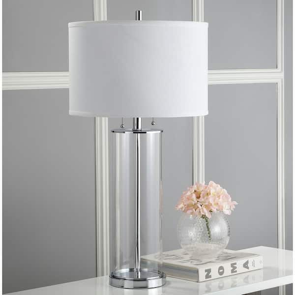 Velma 31 in. Clear Table Lamp