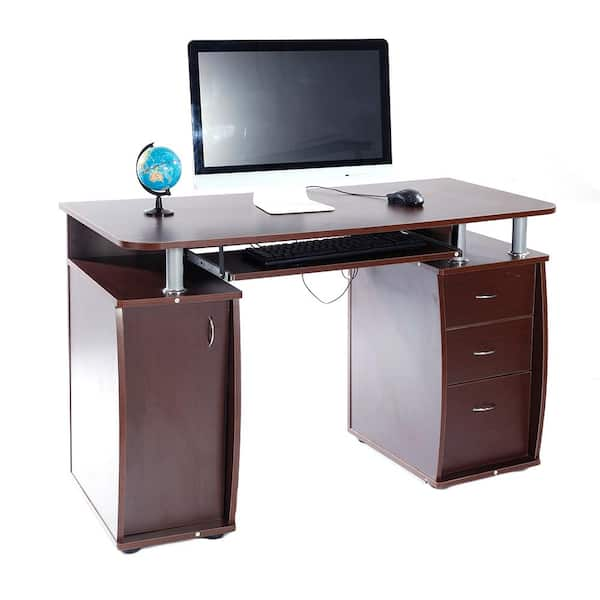 Traditional Computer Desk w/ Extra Large Door #AM-3197 – AM