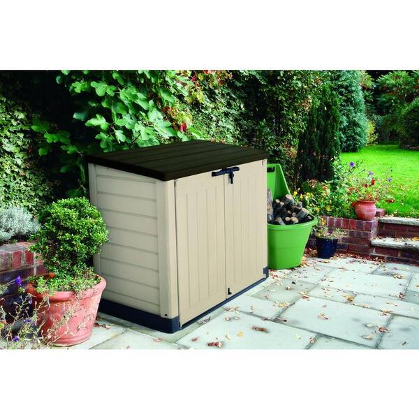 thumbnail interactive-video image 1 of Goplus Multi-Function Outdoor Storage Shed - Ideal For Garden Yard Lawn, 6x3FT 1 of 12