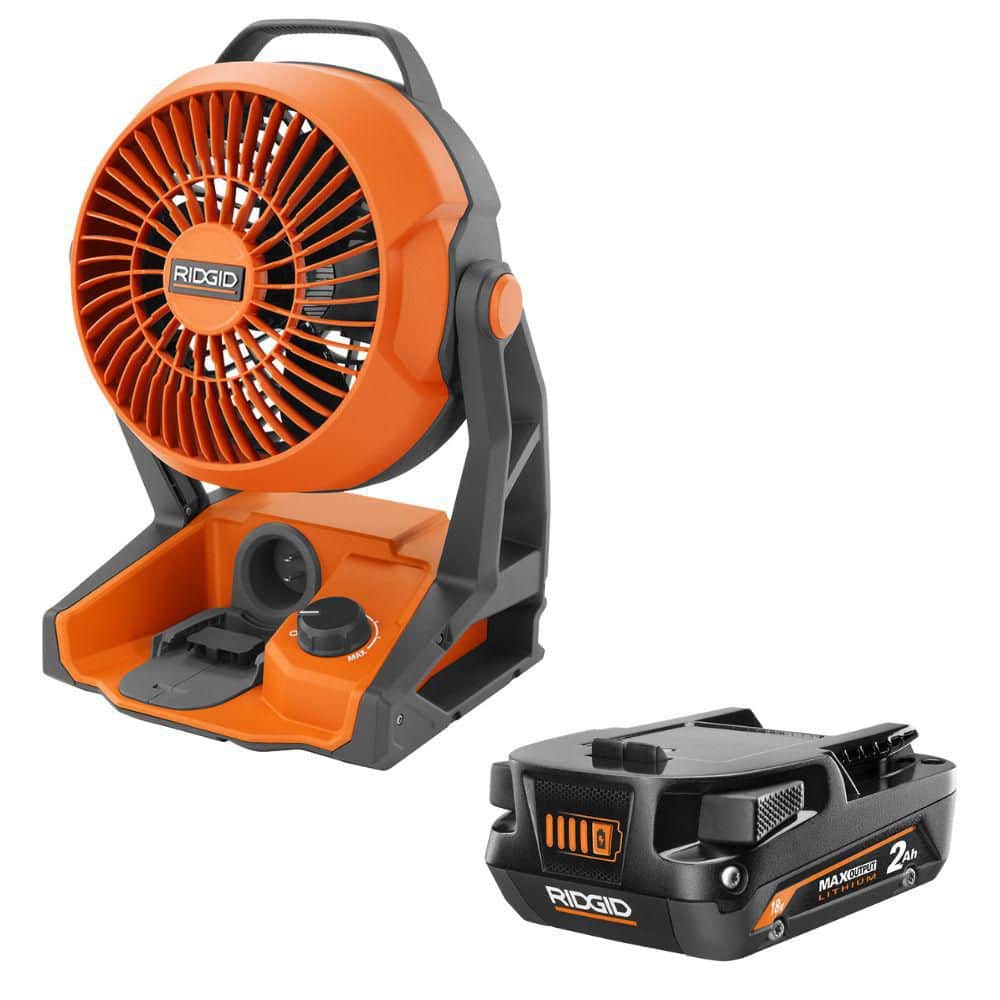 18V Cordless Hybrid Jobsite Fan with 18V 2.0 Ah MAX Output Lithium-Ion Battery price history on PriceWatchPro
