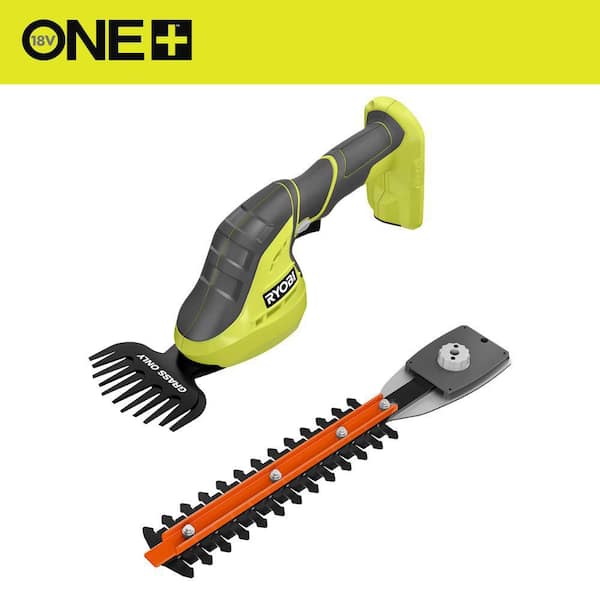 RYOBI ONE+ 18V Cordless Grass Shear and Shrubber Trimmer