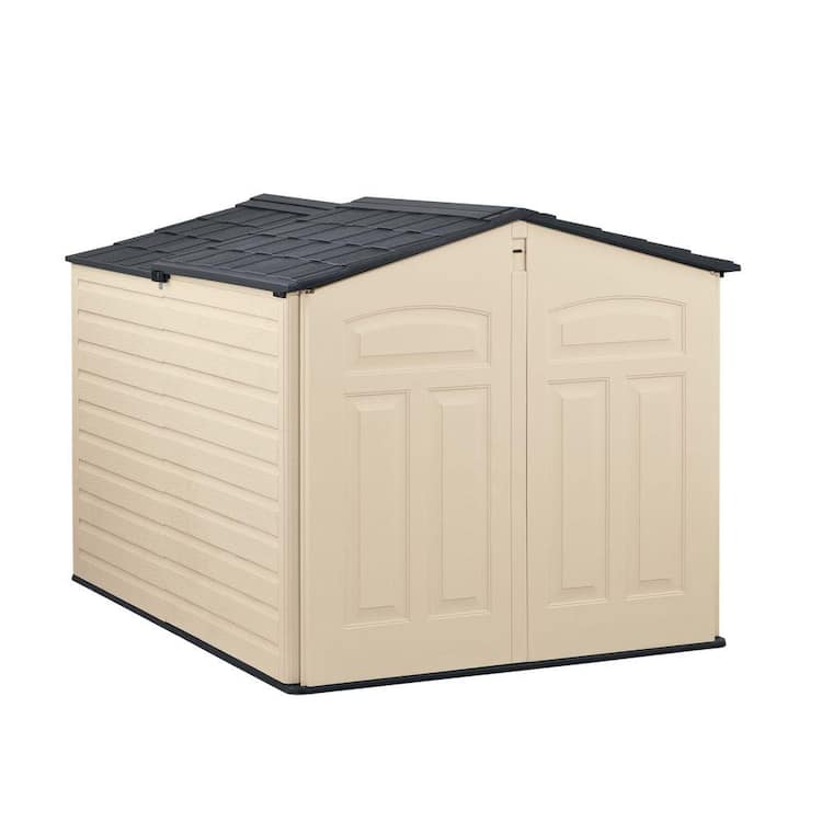 Rubbermaid 6 ft. 6 in. x 5 ft. Slide-Lid Resin Shed