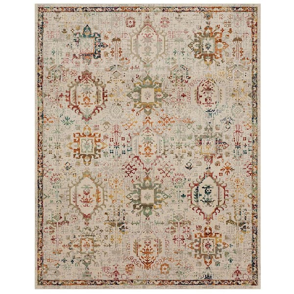 Medallion Multi 7 ft. 10 in. x 10 ft. Indoor Area Rug