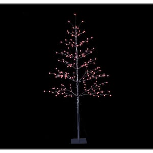 6 ft. Pre-Lit LED Northern Lights Starlit Tree with Multi-Colored (RGB) and 198 Lights