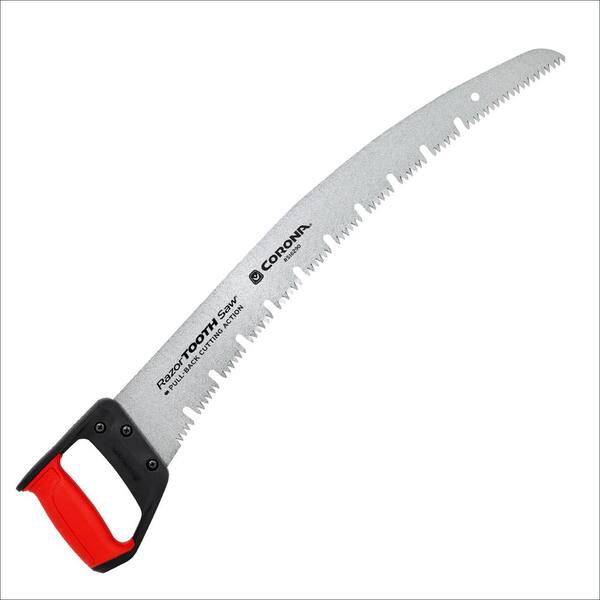 Corona RazorTOOTH 21 in. High Carbon Steel Blade with Ergonomic Textured D-Handle Grip Raker Tooth Saw