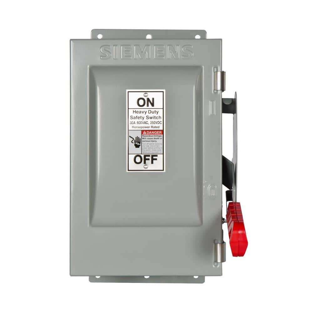 UPC 783643151895 product image for Heavy Duty 30 Amp 600-Volt 3-Pole Type 12 Non-Fusible Safety Switch | upcitemdb.com