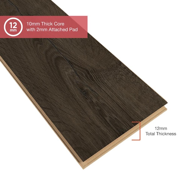 pergo outlast+ vintage tobacco oak Pergo Outlast+ Vintage Tobacco Oak 12 mm T x 7.4 in. W Waterproof Laminate  Wood Flooring (19.63 sq. ft./case) LF000849