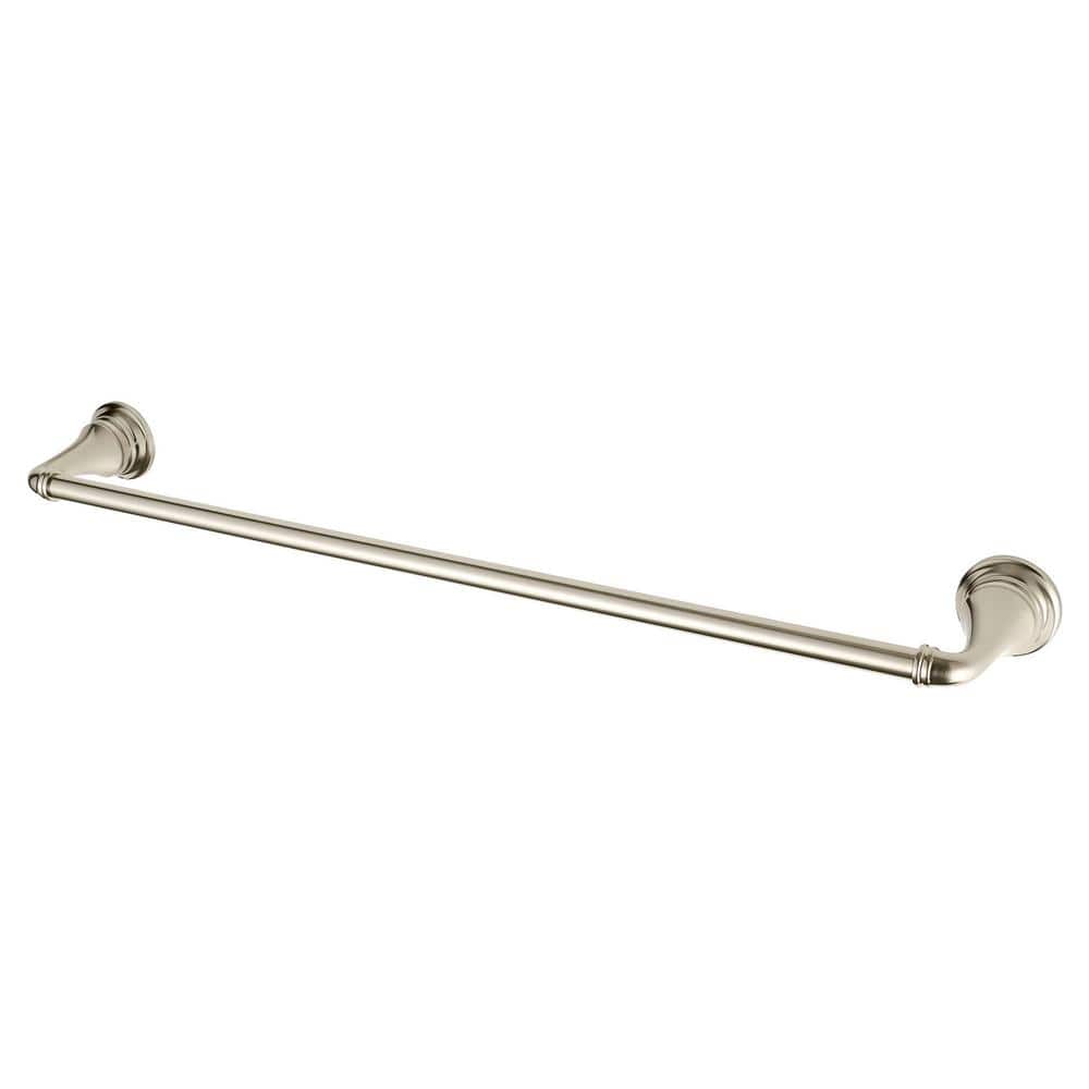 Delancey 24 Inch Brushed Nickel Wall Mounted Towel Bar