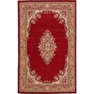 Reza Washington Burgundy 5' 0 x 8' 0 Area Rug