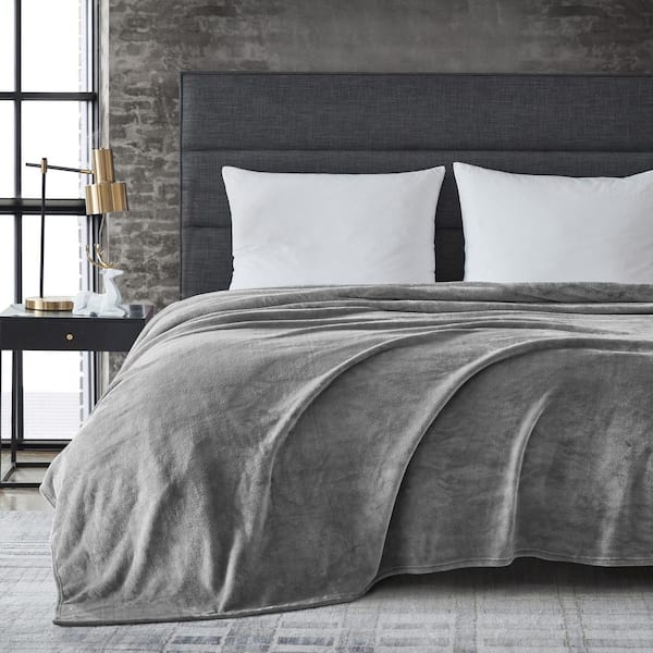KCR Solid Ultra Soft Plush Blanket