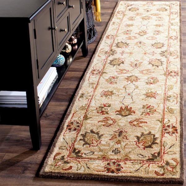 Antiquity Beige 2 ft. x 8 ft. Border Runner Rug