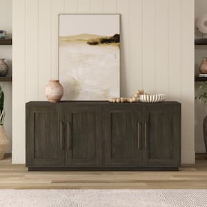 Tillman Alder Brown MDF 68 in. Buffet Table