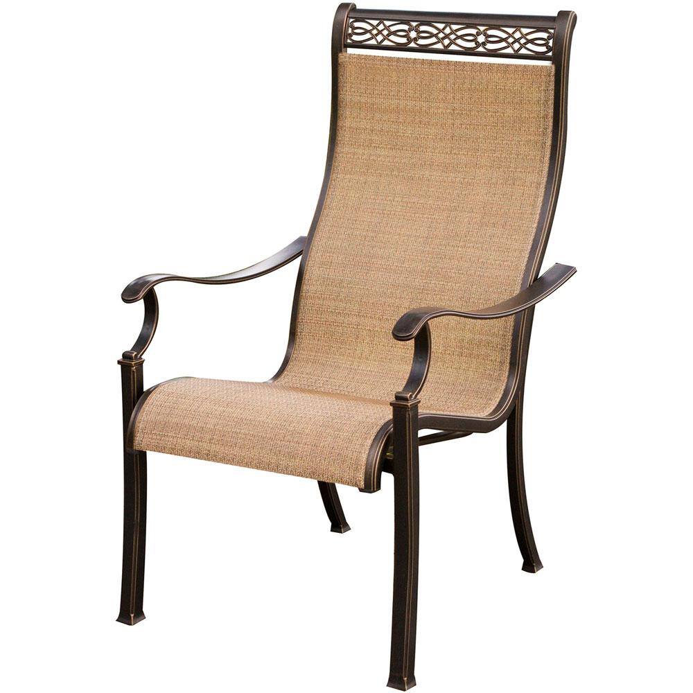 Manor Tan and Bronze 7-Piece Aluminum Outdoor Dining Set