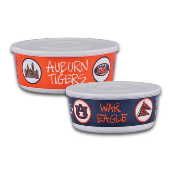 Auburn 7.5 in. 16 fl.oz Assorted Colors Melamine Serving Bowls Set of 2 with Lids