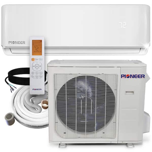 Pioneer 30,000 BTU 2.5 Ton 18.6 SEER2 Ductless Mini Split Air Conditioner Heat Pump Variable Speed DC Inverter+ System 208/230V