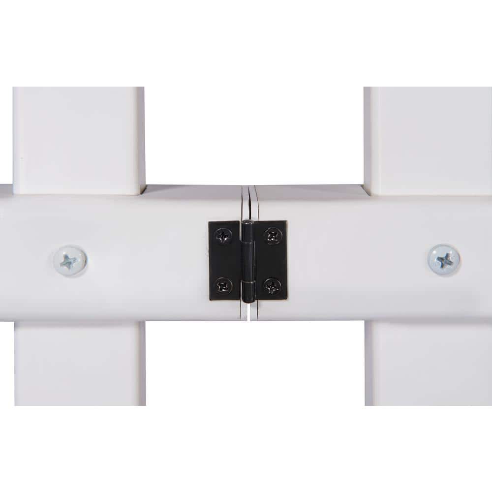 Baskenridge 3-ft White Vinyl Picket Fence Gate Kit