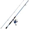 Wakeman - 2-Piece Rod and Reel Fishing Pole - Sapphire Blue Metallic