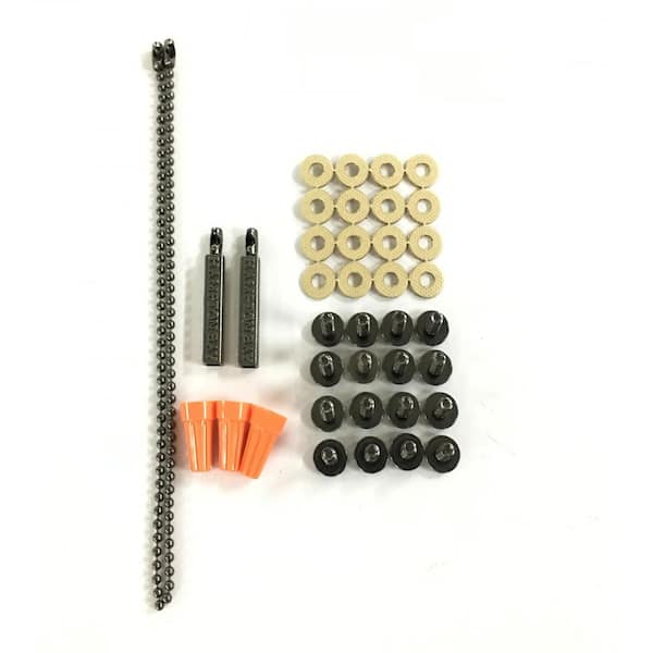 PRIVATE BRAND UNBRANDED Claret 52 in. Oil Rubbed Bronze Loose Parts Bag