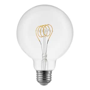 40-Watt Equivalent G30 Dimmable Horizontal Filament LED Vintage Edison Light Bulb Warm White (1-Pack)