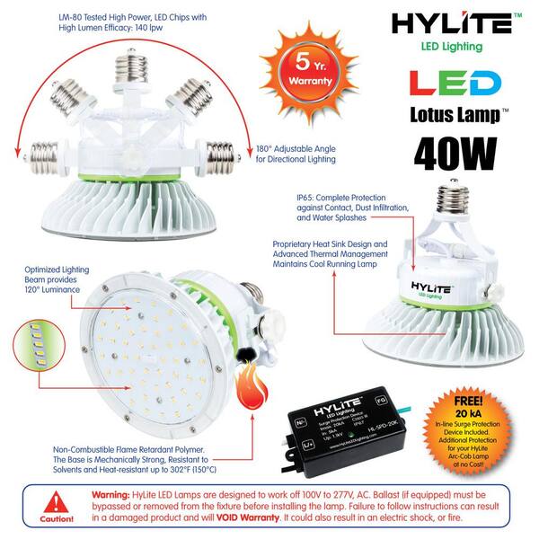 lotus led lights home depot