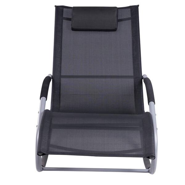 outsunny chaise rocker