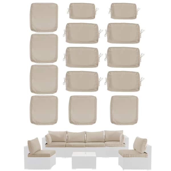 unique choice 14-Pack Cushion Covers for 7-Pieces (6-Seaters