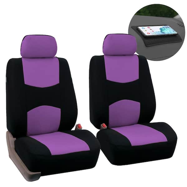 FH Group Flat Cloth 47 in. x 1 in. x 23 in. Half Set Front Seat Covers